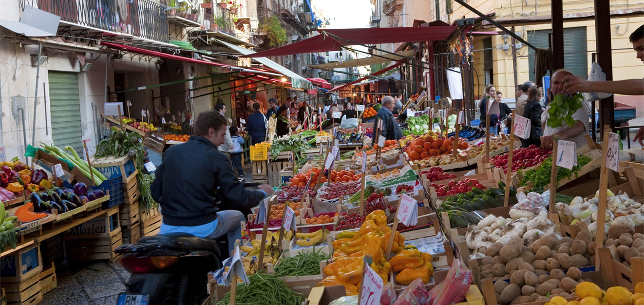 Famous markets in Palermo